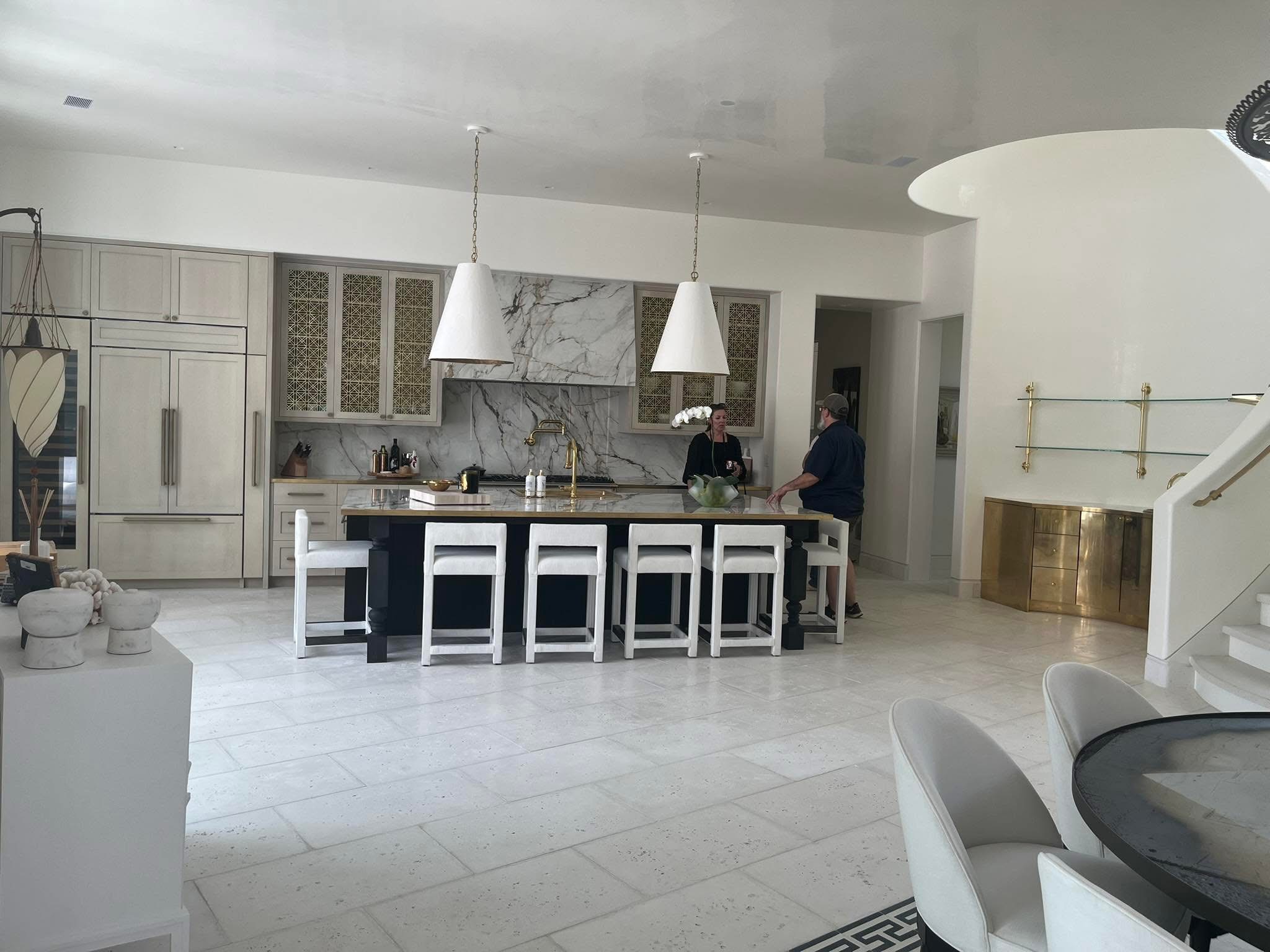 Luxury open kitchen wider view